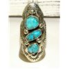 Image 2 : Navajo ADAM FIERRO Kingman Turquoise Adjustable