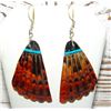 Image 2 : Santo Domingo Spiny Oyster Shell Slab Earrings Silver