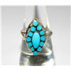 Image 8 : Zuni Dishta Inlay Ring Size 8 Sterling Silver Silver