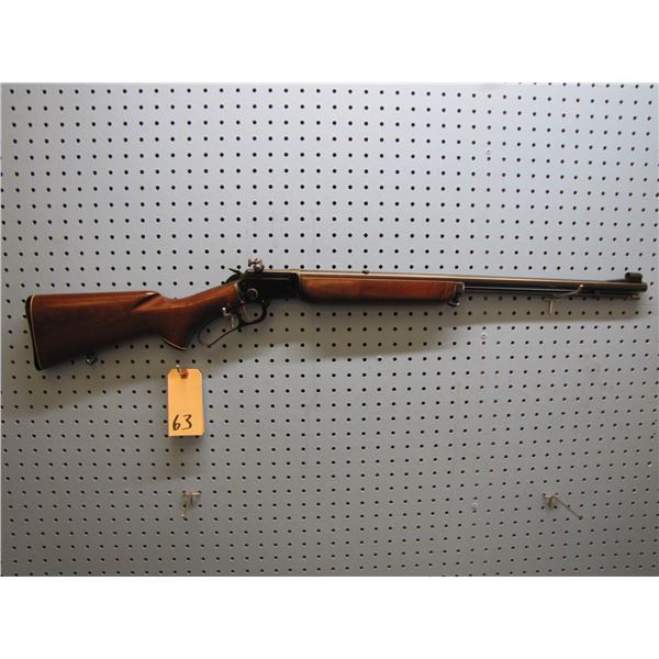 Marlin 39A Golden, 22LR 24" barrel. Factory front sight with hood and Redfield Receiver site, slot b