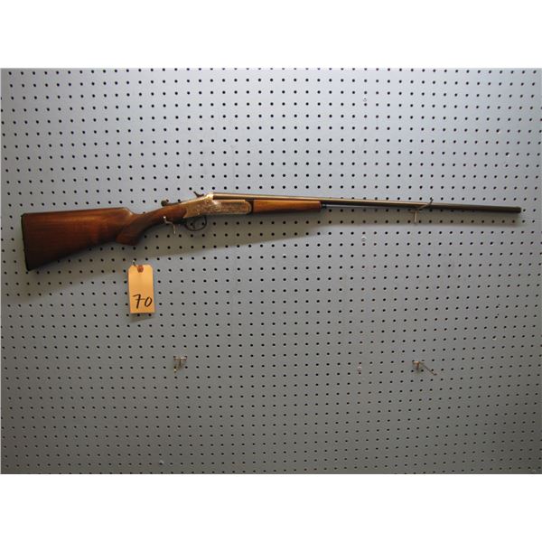 Spanish 410 3”, 27 3/8” (69.5 cm) bbl. unknown choke. Nickle platted action (no plastic parts) proof