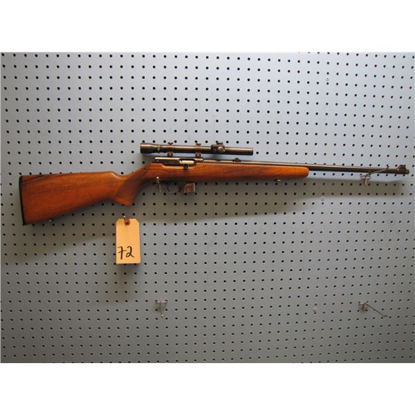 Brno 581 semi auto 22LR, 22” bbl. 2 leaf rear sight and front bead, 1-8 round magazine, Weaver J 2.5