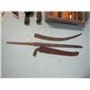 Image 11 : Box, knife, blades, parts,handles, cases, sword and dagger