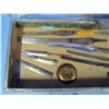 Image 4 : Box, knife, blades, parts,handles, cases, sword and dagger