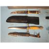 Image 6 : Box, knife, blades, parts,handles, cases, sword and dagger