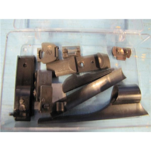 Front sights and ramps 22 cal 10 pc. Excellent Condition