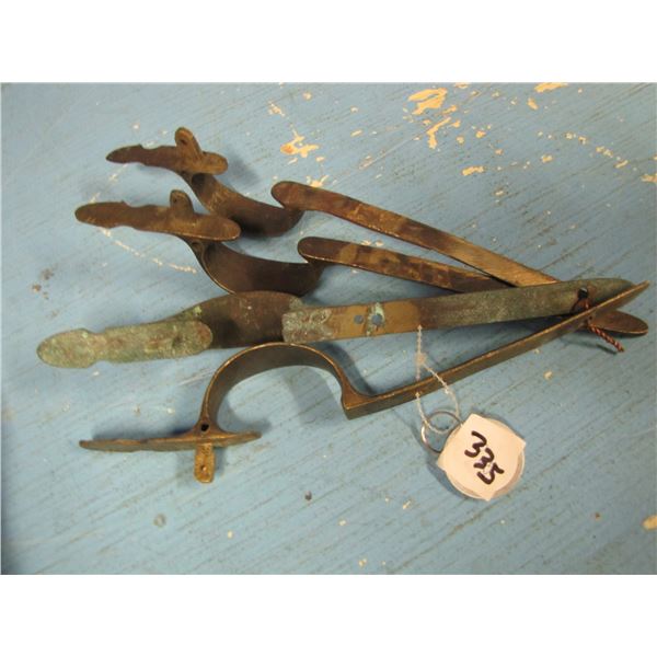4 original Brown Bess Trigger guards