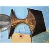 Image 2 : large handwork dagger-copper ribbed handle Kuba tribe Congo