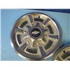 Image 2 : lot of two Chevy hubcaps