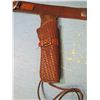 Image 2 : pair of hand tooled holsters and belt