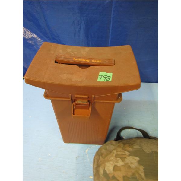 hunting seat and cushion