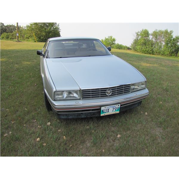 1987 Cadillac Allante, Convertible - removeable hardtop, automatic, V8 4.1 litre, saftied,  2 door,