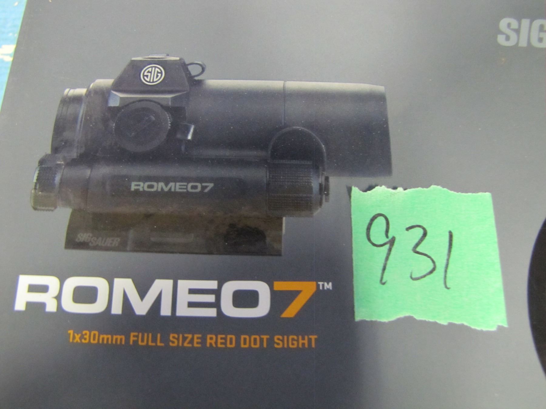 Sig Sauer Romeo 7 full-size Red Dot sight 7 x 30 mm Sig Sauer Romeo 7 ...