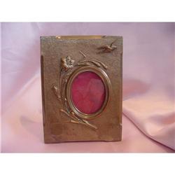 Victorian Bronze Picture Frame with Bird #2365511