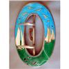 Image 1 : ANTIQUE ENAMEL CLOISONNE STERLING SILVER BUCKLE#2365711