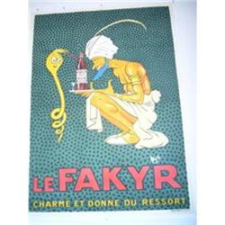 Authentic, VIntage Poster - Le Fakyr/MICH-HUGE!#2365714