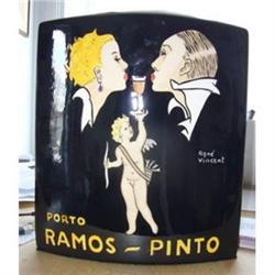 Handpainted Belle Epoque Style Vase #2365715