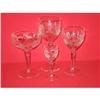 Image 1 : Set for 12 cut glass Stemware #2365987