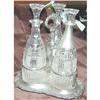 Image 1 : Georgian Old Shefield Decanter Set Irish #2366180