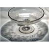 Image 1 : Glass Floral Engraved Compote Set #2375550
