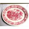 Image 1 : Platter 12" red Historical America - Homer #2375555