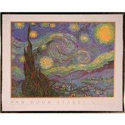 Starry Night Vincent Van Gogh Print #2375628