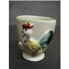 Image 1 : RARE ANTIQUE EGG CUP - ROOSTER & CHICK #2375655