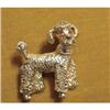 Image 1 : PRECIOUS PET - GOLD TONE POODLE BROOCH #2375658
