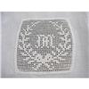 Image 1 : BEAUTIFUL DAMASK TOWEL - LACE INSERT with #2375662