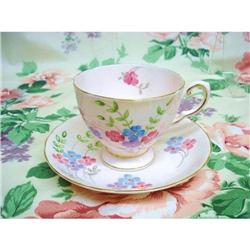 TUSCAN CHINA CUP&SAUCER  - HAND PAINTED #2375670