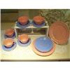 Image 1 : Hazel Atlas Moderntone Platonite 17 Piece Set #2375729