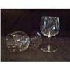 Image 1 : Crystal Stemware Set of 12 Brandy Wine Goblets #2375734