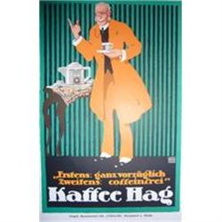 1914 German Print - Kaffee Hag, Oppenheim #2375796