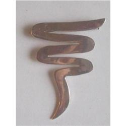 Silver 925 Mexico Abstract Moderne Brooch TR83 #2376008