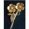 Image 1 : Bond Boyd Gold Filled Flower Brooch Pin #2376021
