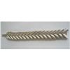 Image 1 : Brushed Gold Tone Chevron Link Bracelet  #2376040