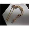 Image 1 : 11/22" Goldchain w/ 5 Stones of Zircon and #2376163