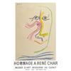 Image 1 : Pablo Picasso Hommage A Rene Char Lithograph #2376413