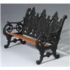 CAST IRON DOLL HOUSE BENCH  #2376665