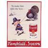 Image 1 : CAMPBELL SOUP METAL KITCHEN SIGN / NEW #2376711