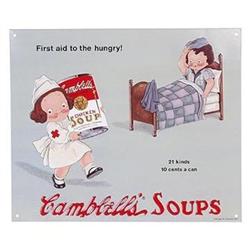 CAMPBELL SOUP METAL KITCHEN SIGN / NEW #2376714