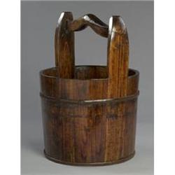 NEW WOOD WATER BUCKET / GARDEN PLANTER #2376719