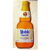 Image 1 : VINTAGE METAL BEER SIGN * MODELO COLD FIGURAL #2376916