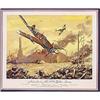 Image 1 : 12 OLD VINTAGE AXIS AIRFORCE LITHO PRINTS #2376954