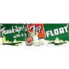 Image 1 : OLD VINTAGE 1940S SEVEN UP SODA POSTER 7 UP #2376995