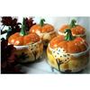 Image 1 : JIM SHORE  PORCELAIN PUMPKIN BOWLS * ENESCO #2377012