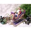 Image 1 : JIM SHORE SANTA CLAUS SLEIGH STATUE  * ENESCO #2377044