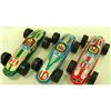 Image 1 : 3 VINTAGE TIN LITHO RACE CAR TOYS JAPAN #2377067