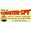 Image 1 : VINTAGE PEPSI COLA SODA RADIO SPY POSTER SIGN #2377097