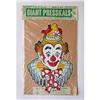 Image 1 : VINTAGE GIANT PRESSKALS CLOWN DECAL SIGN / #2377100